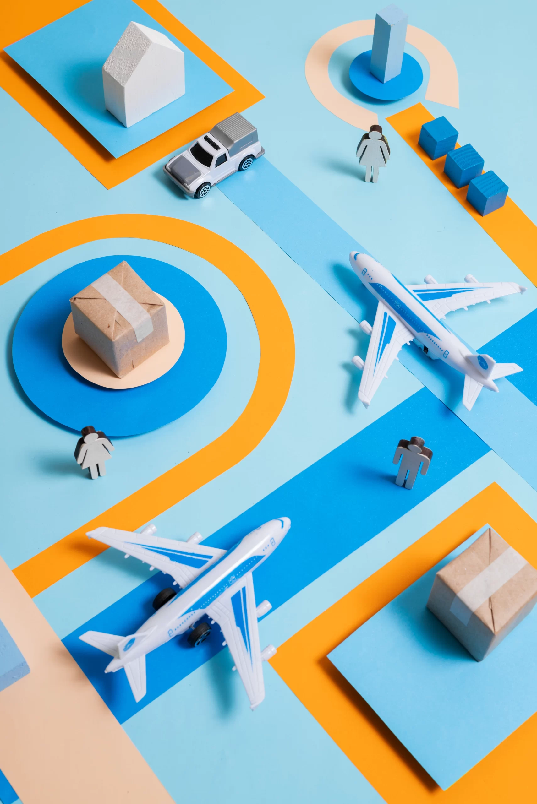 supply chain representation with transportation vehicles